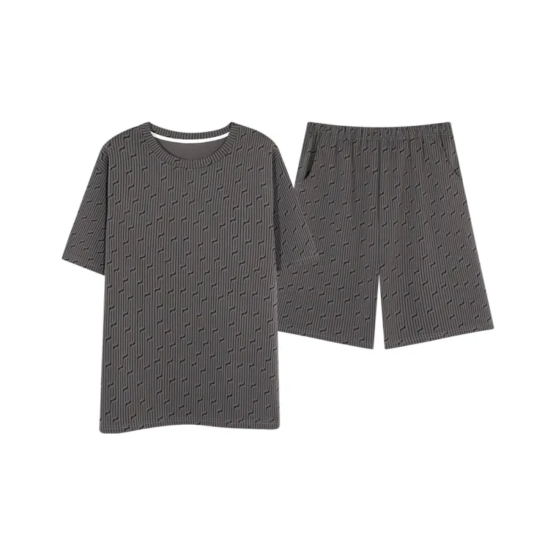 ROUKEER Men Pajama Sets-28