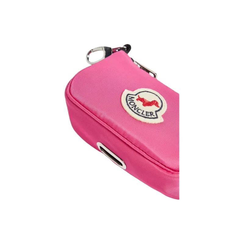 Moncler Nylon Clutch Unisex Bright Pink-2