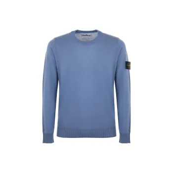 STONE ISLAND Logo Patch Crewneck Jumper