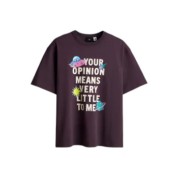 H&M T Shirt Men's Dark Purple/Rick And Morty