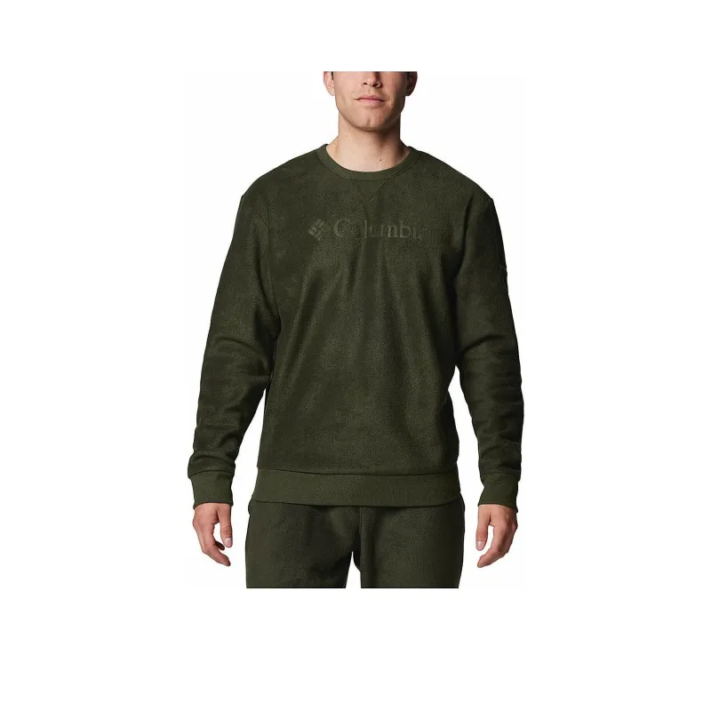 Columbia Steens Mountain Mens Green Crew 2.0 Sweater Men's Green-0