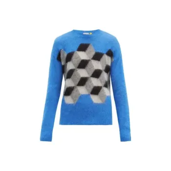 Fragment Design X Moncler GENIUS X Fujiwara Hiroshi FRGMT Sweaters Men Blue
