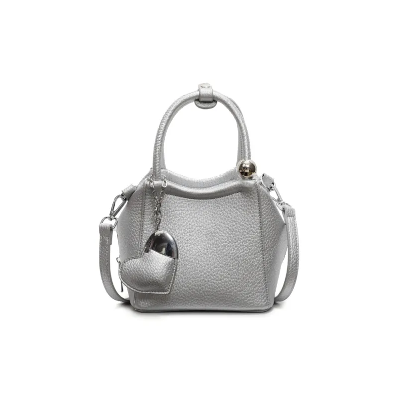 PINK·LAND PU Shoulder Bag, Crossbody Bag, Handbag Women's Black/Ecru/Silver/Pink/Purple/Yellow-13