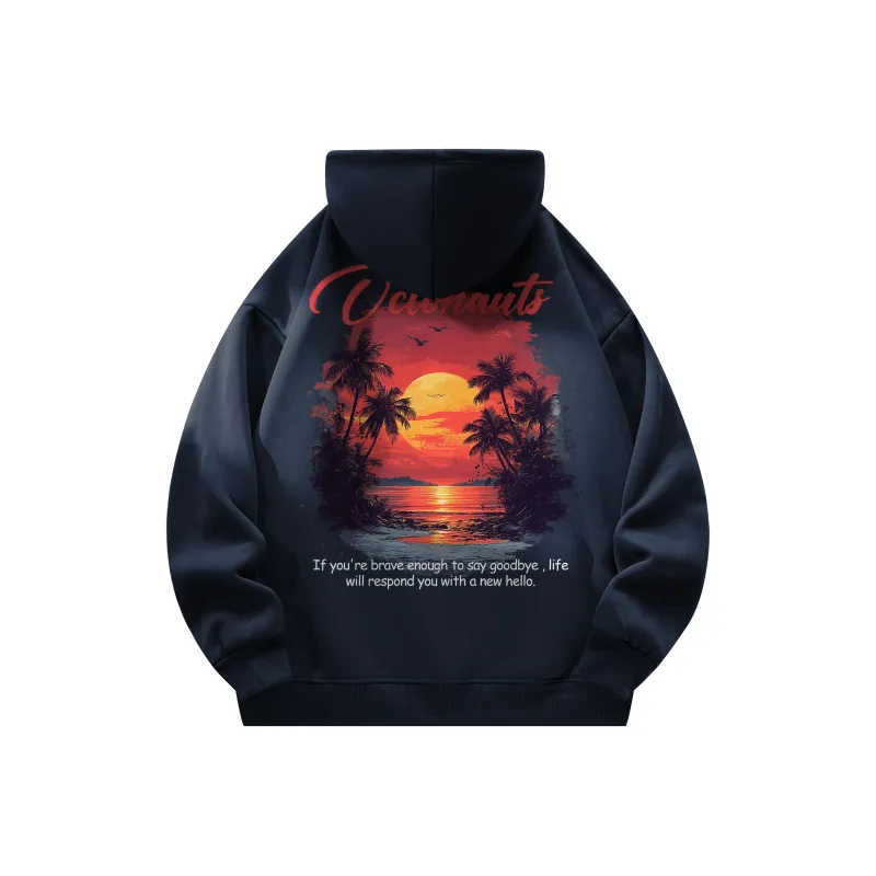 Small Columns Under The Sea Sweatshirt Unisex-2