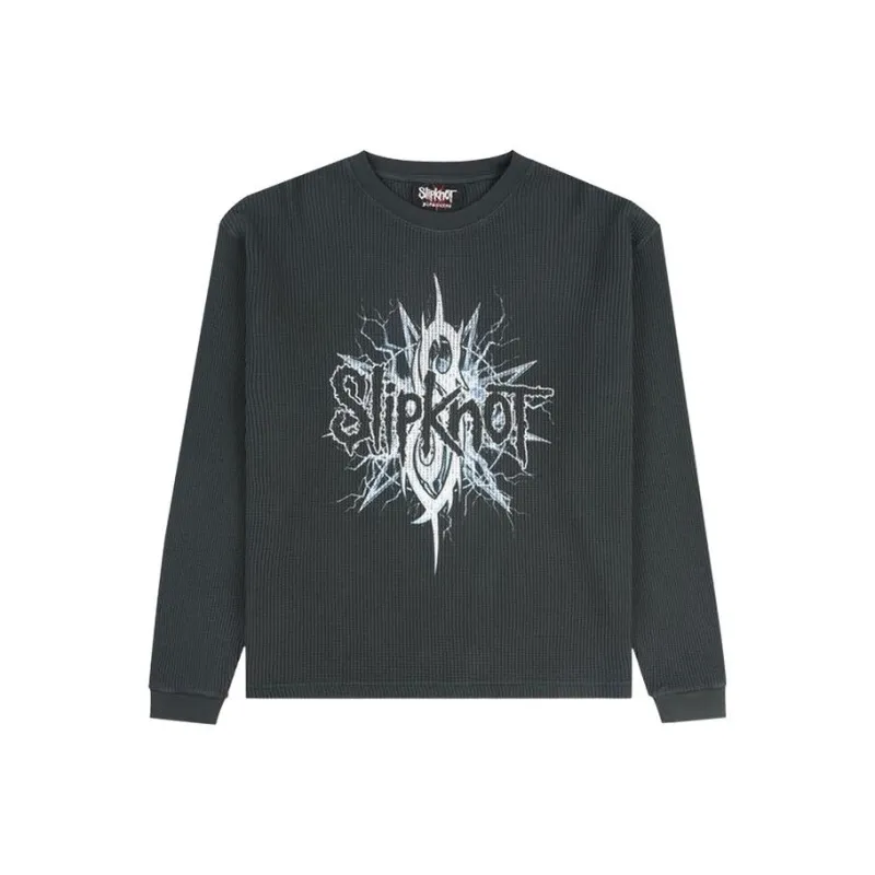 PLEASURES X Slipknot Spit Thermal Long Sleeve-1
