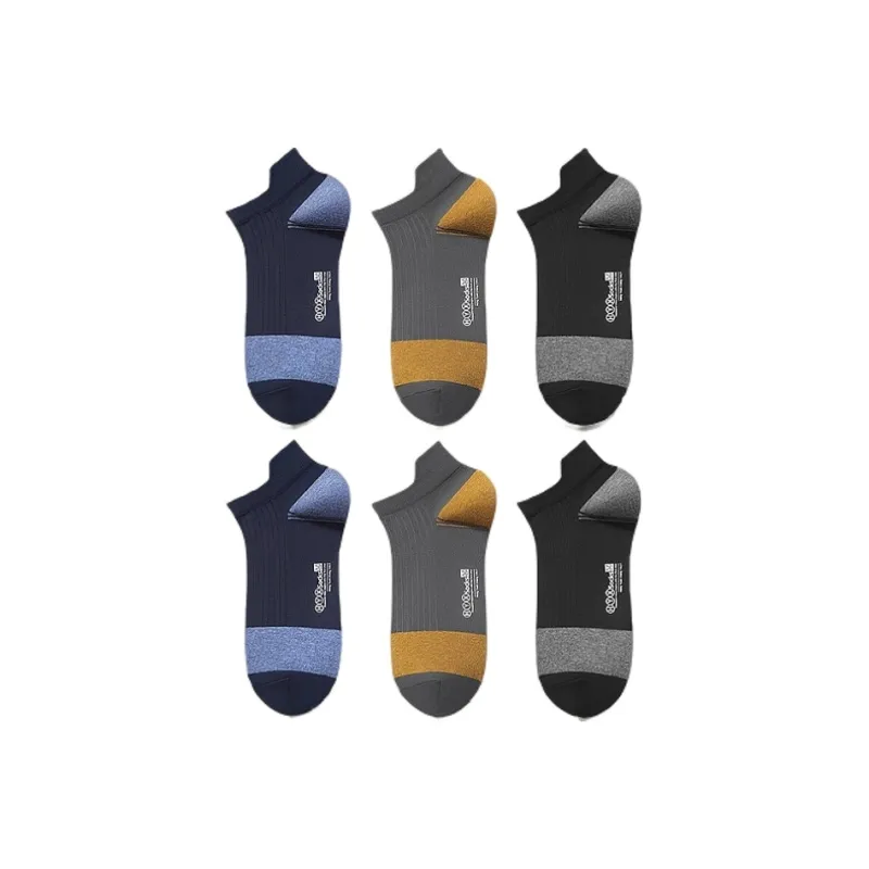 H YXIANG Mid Calf Socks Unisex 6 Pack-0