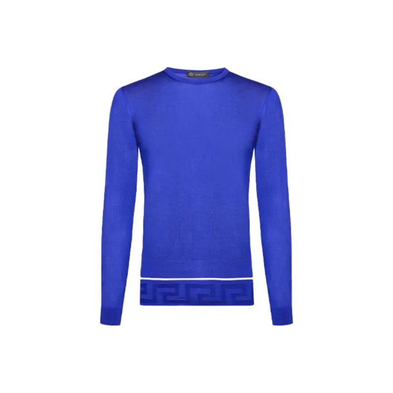 VERSACE Sweaters Men Blue-0