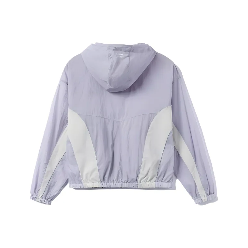 LINING Sports Fashion Collection Trench Coats Women's Light Dusty Purple-1