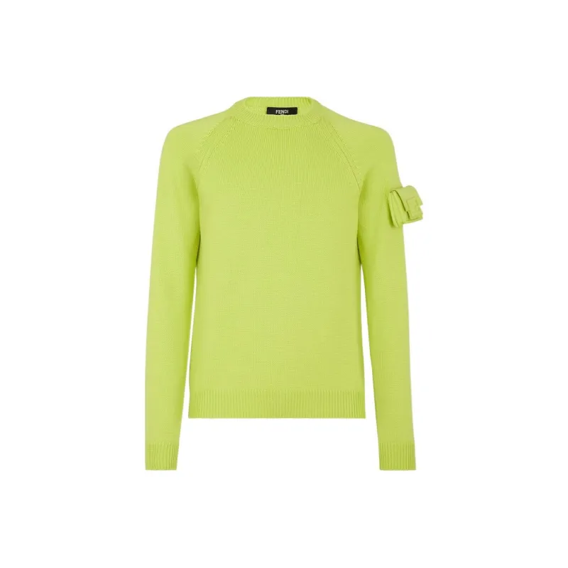 FENDI Cashmere Sweaters Men Green-0