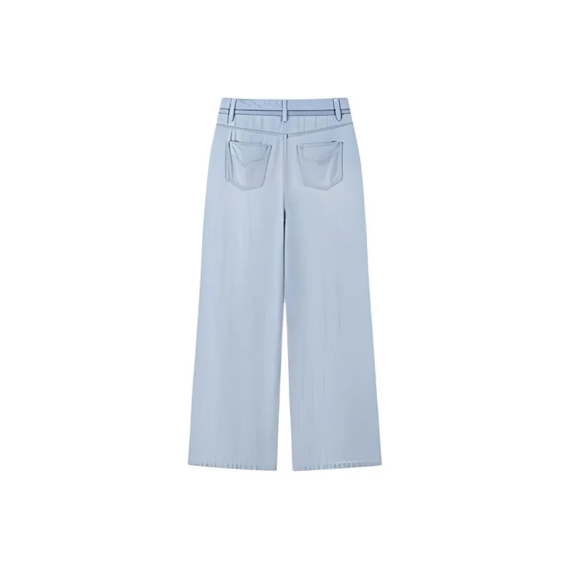 HDFULERN Jeans Women's Light Blue-1