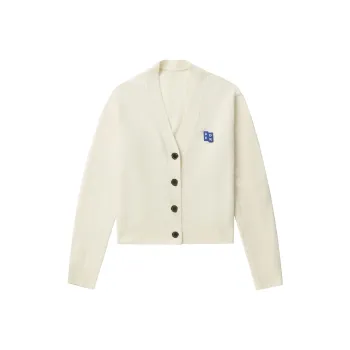 ADER ERROR Tetris-appliqué Fine-knit Cardigan