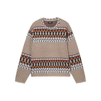 Stussy Jacquard Knit Crew