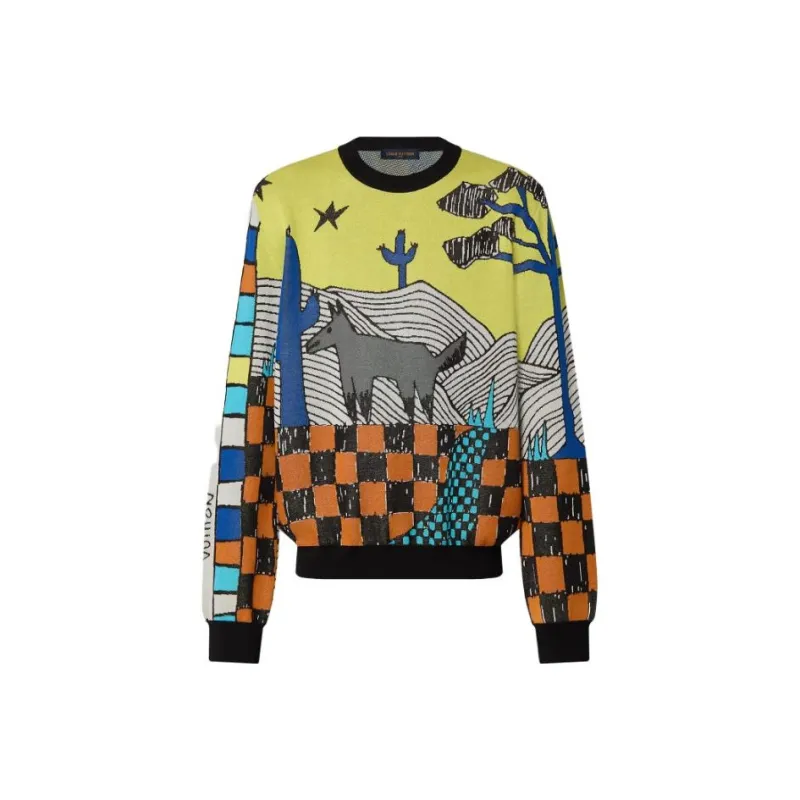 LOUIS VUITTON FW23 Sweater Men's Multicolor-0