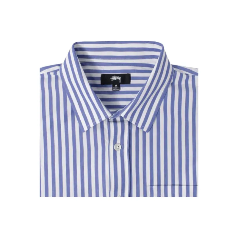 Stussy Shirts Men Blue White-3