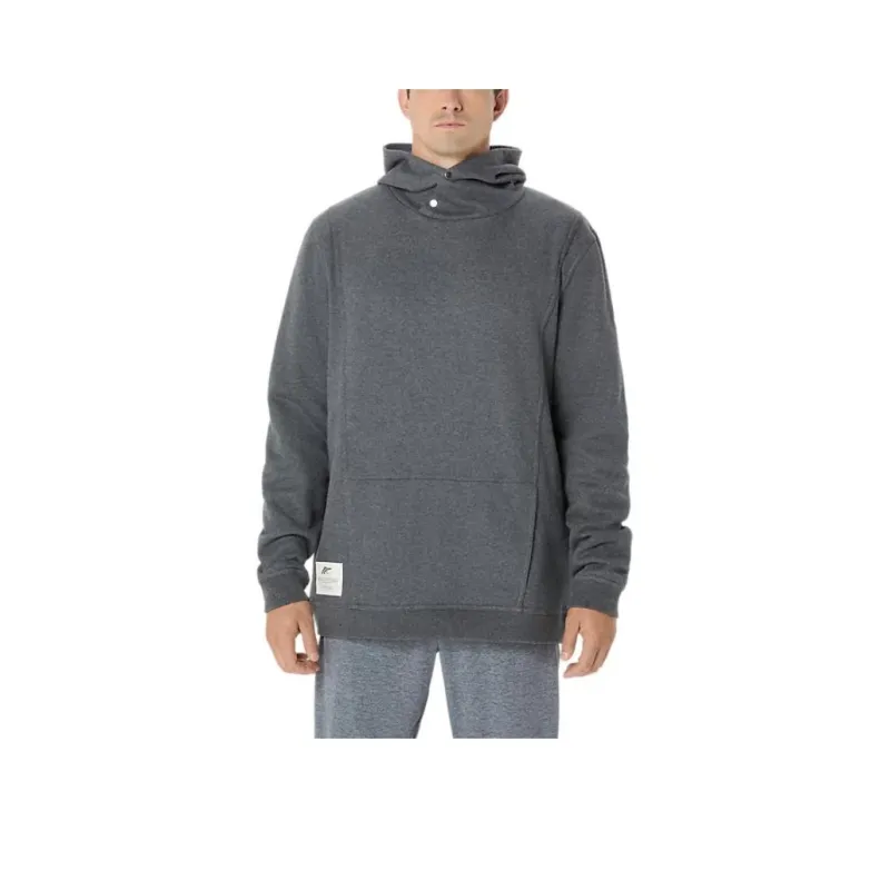 Asics SUNDAY SANA UNISEX FLEECE HOODIE Sweatshirt Unisex Dark Gray Mixed Color-0
