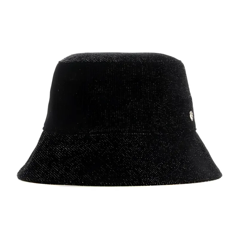 Helen Kaminski Florenze Metallic Velvet Bucket Hat-0