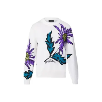 LOUIS VUITTON Thistle Intarsia Pullover