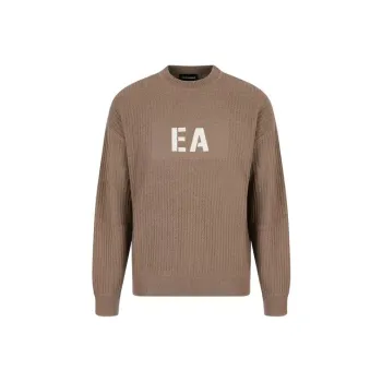 EMPORIO ARMANI Sweaters Men Brown