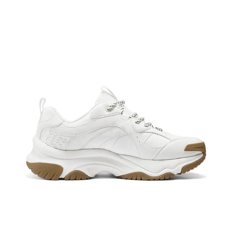 Skechers Cushioning Anti-Slip And Wear-Resistant Low-Top Running Shoes Men's White-1