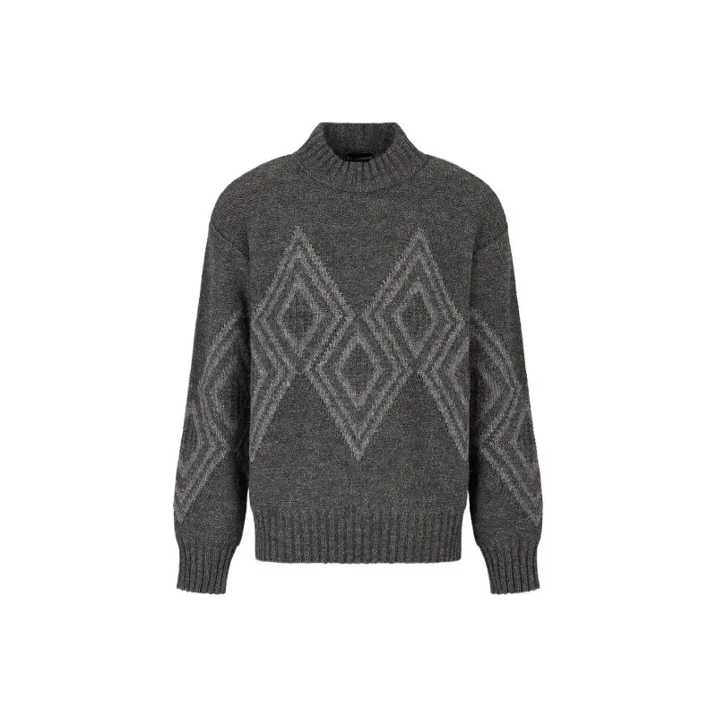 EMPORIO ARMANI Sweaters Men Gray-0