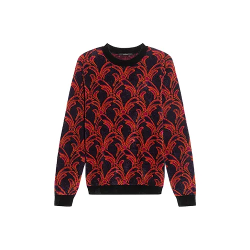 DAVID NAMAN Sweater Men's Orange Red
