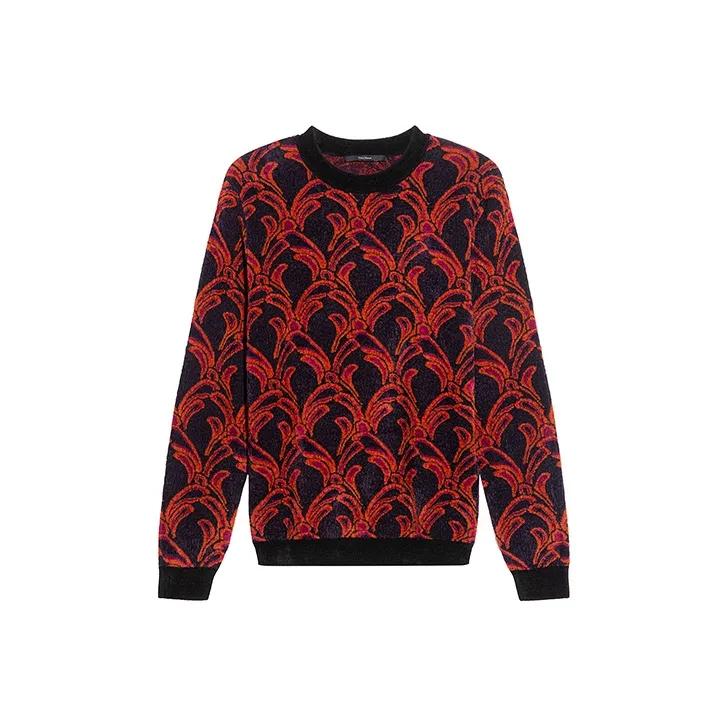 DAVID NAMAN Sweater Men's Orange Red-0