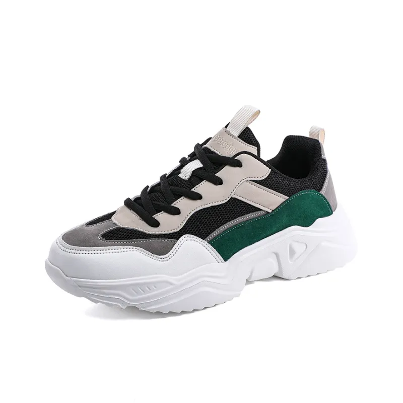 SUPEREDGE Anti Slip Wear Resistant Low Top Chunky Sneakers Unisex-4