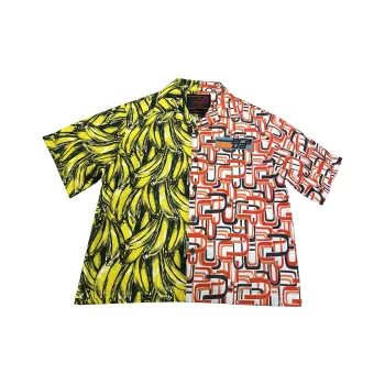 PRADA FW23 Shirt Men's Yellow Red