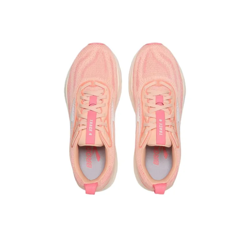 Brooks Trace 4 Tropical Peach Dianthus Grey Women's-2