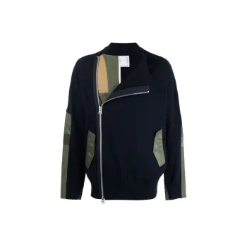 Sacai Sweaters Men Blue