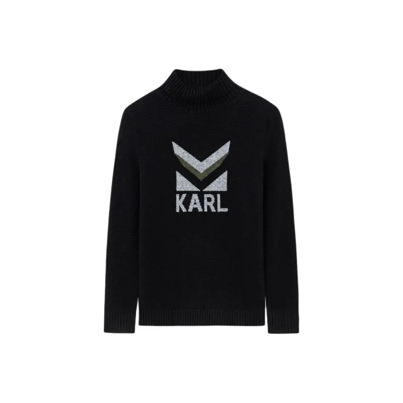 KARL LAGERFELD FW23 Sweater Men Black-0