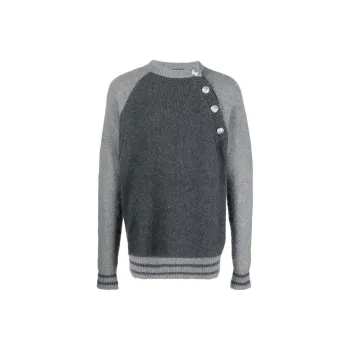 BALMAIN Cashmere Sweaters Men Gray
