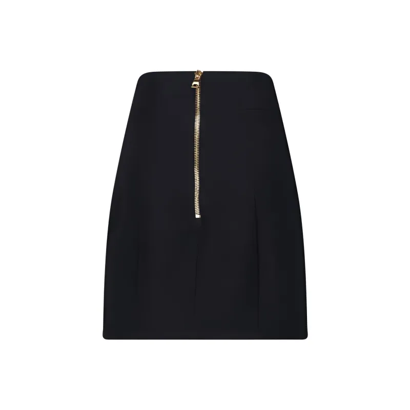 BALMAIN Casual Short Skirts Women's Black-1
