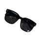 Bright Black Frame with Black Gray Lens