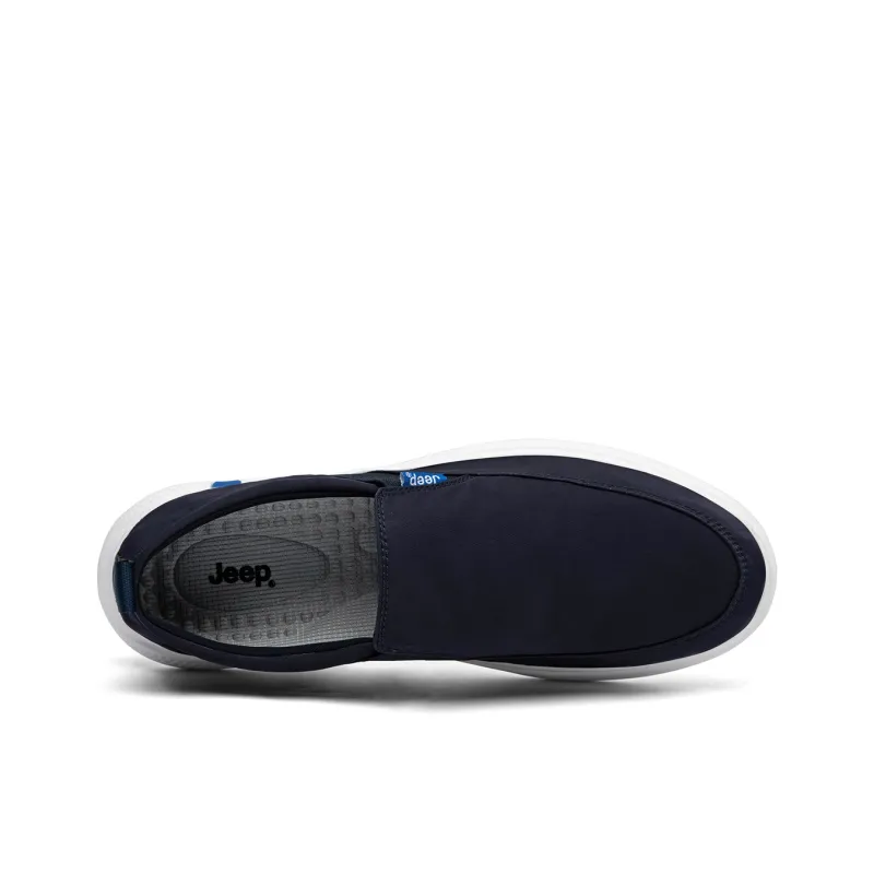 Jeep Cushioning, Abrasion Resistant, Lightweight, And Breathable Low Top Casual Shoes Men's Dark Blue-3