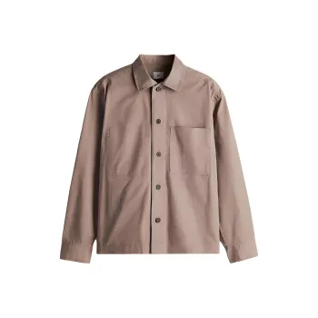H&M Shirts Men Dark Beige