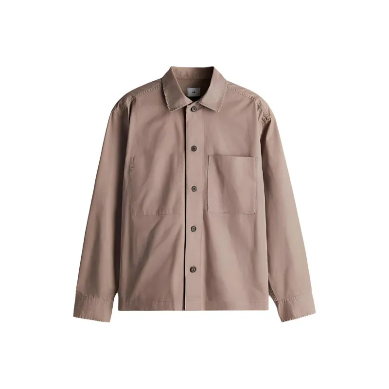 H&M Shirts Men Dark Beige-0
