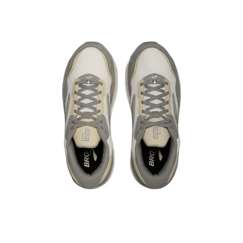 Brooks Ghost Max SE Low Top Running Shoes Men's Coconut Gray-2
