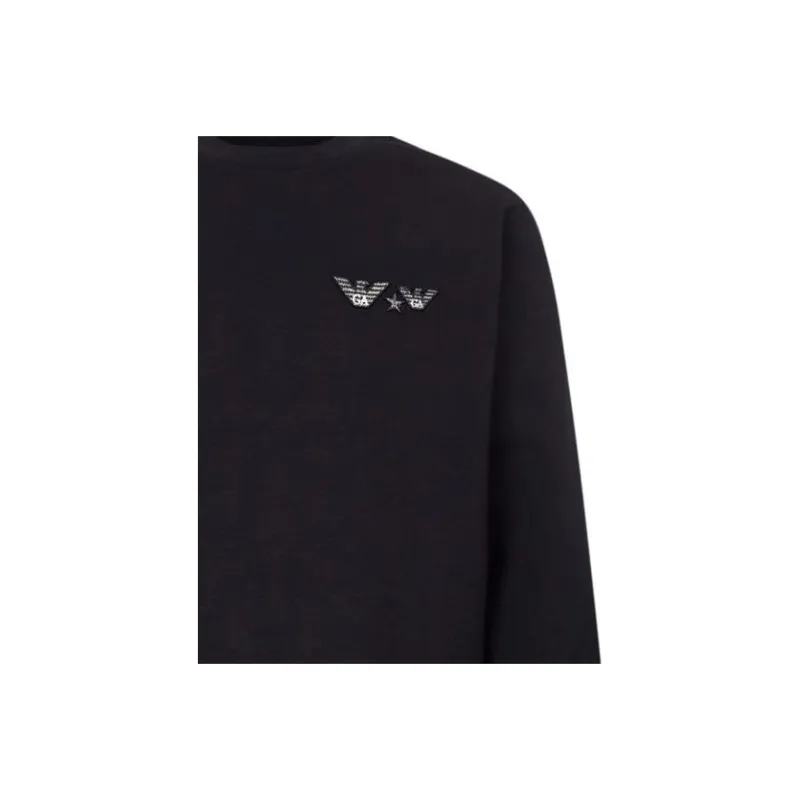 EMPORIO ARMANI FW21 Sweatshirt Men's Dark Blue-5