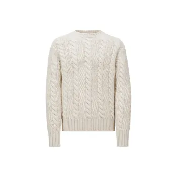 Moncler Cableknit Crewneck Sweater