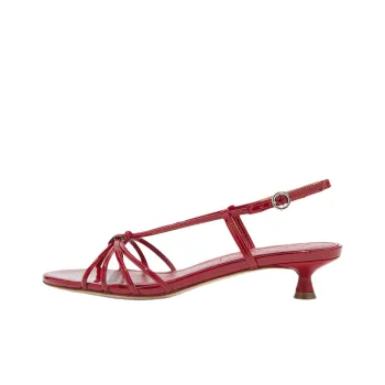 Aeyde Rhonda One Strap Sandals 3.5cm Women's Red