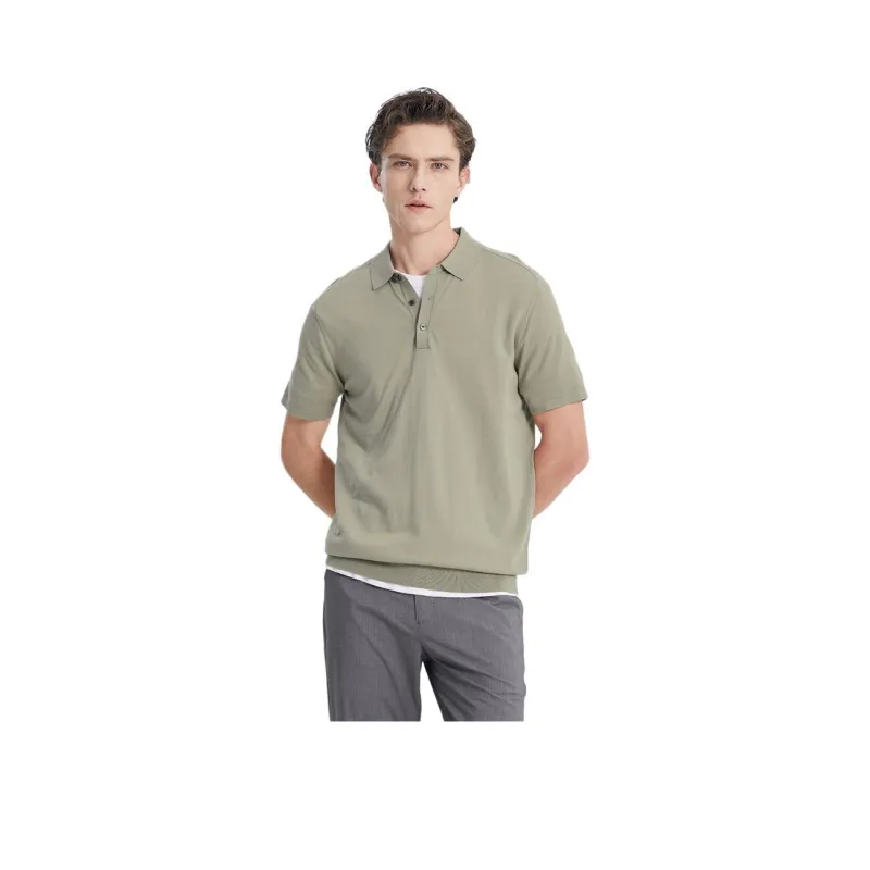 SHANSHAN Polo Shirt Men's Goose Liver Pâté-0