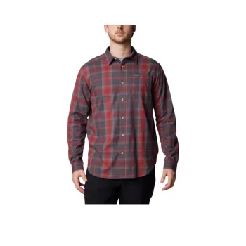Columbia Vapor Ridge™ III Shirt Men's Spice Plaid Gradient Color