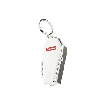 Supreme Metal Keychains Women's Silver