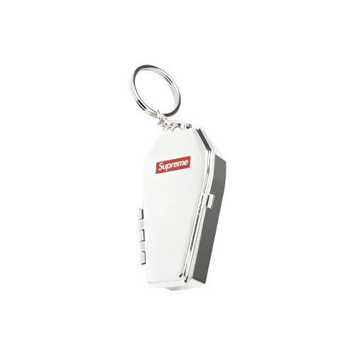 Supreme Metal Keychains Women's Silver