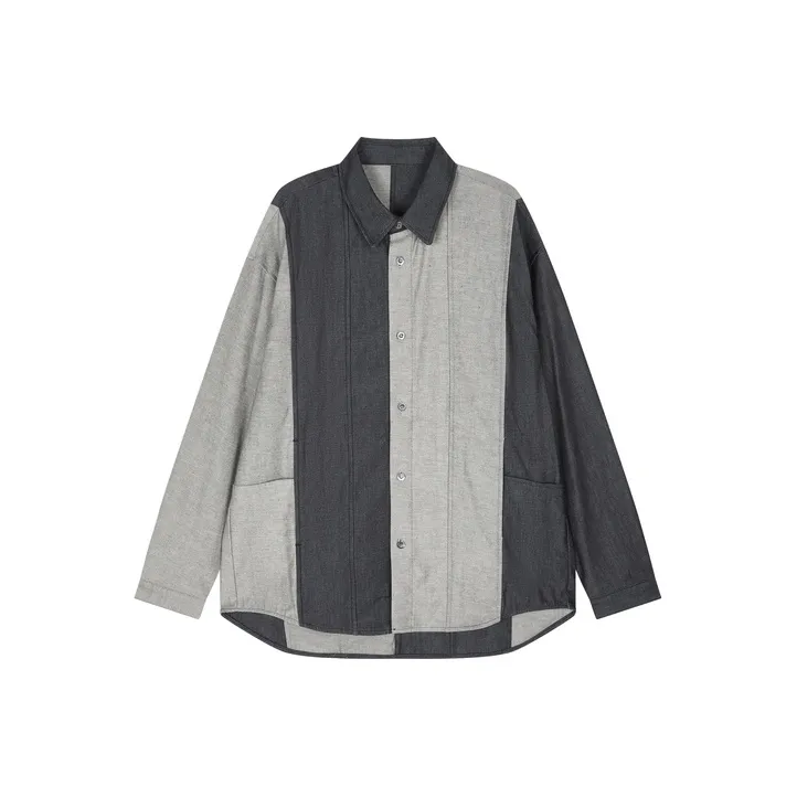 CROQUIS Shirt Men's Navy Blue Denim-0