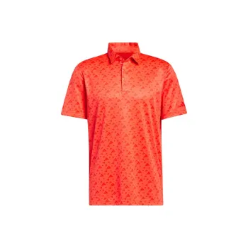 Adidas CORE ALLOVER PRINT POLO SHIRT Polo Shirt Men's Bright Red