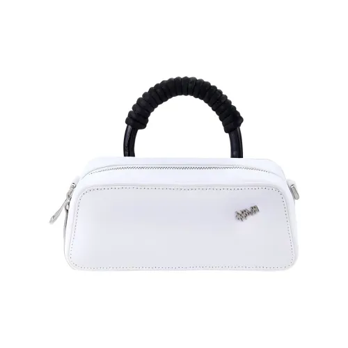 ADER ERROR Polyurethane Tote Bag Shopping Bag Unisex White