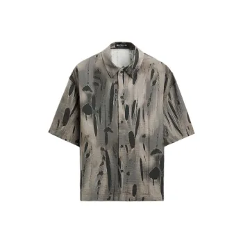 ZARA Shirts Men Black/Brown