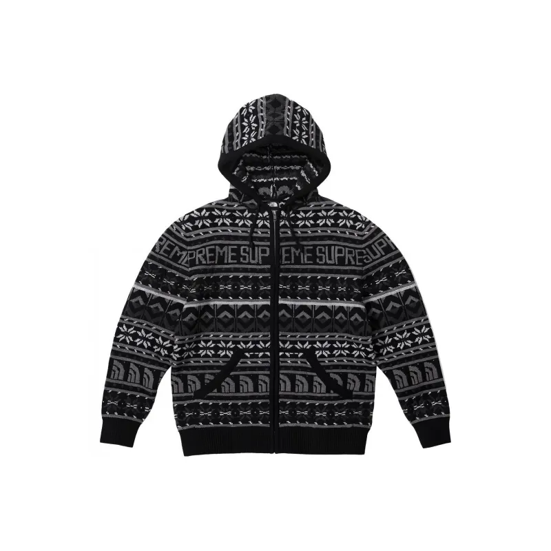 Supreme X The North Face Zip Up Hooded Sweater-0